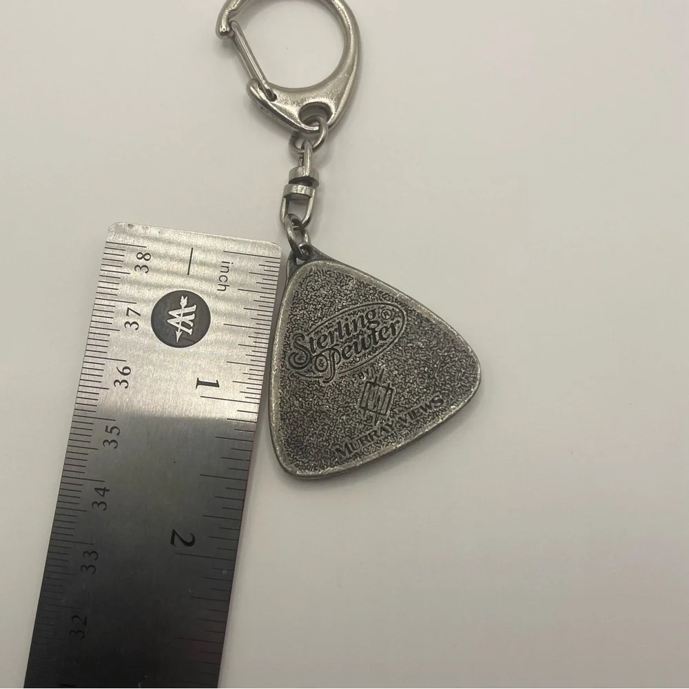 Kangaroo Island Souvenir Keychain Sterling Pewter By Murray Views Rare Vintage